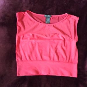 Soft pink crop top